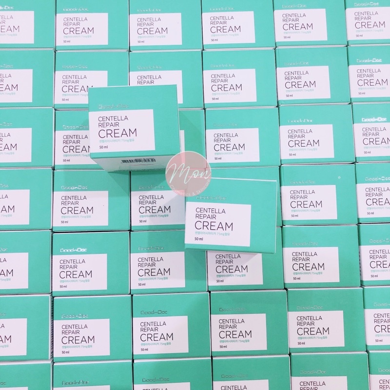 Kem Rau Má Dưỡng Ẩm Phục Hồi Giảm Thâm Nám Trắng Sáng Da Chống Lão Hóa GoodnDoc Centella Repair Cream