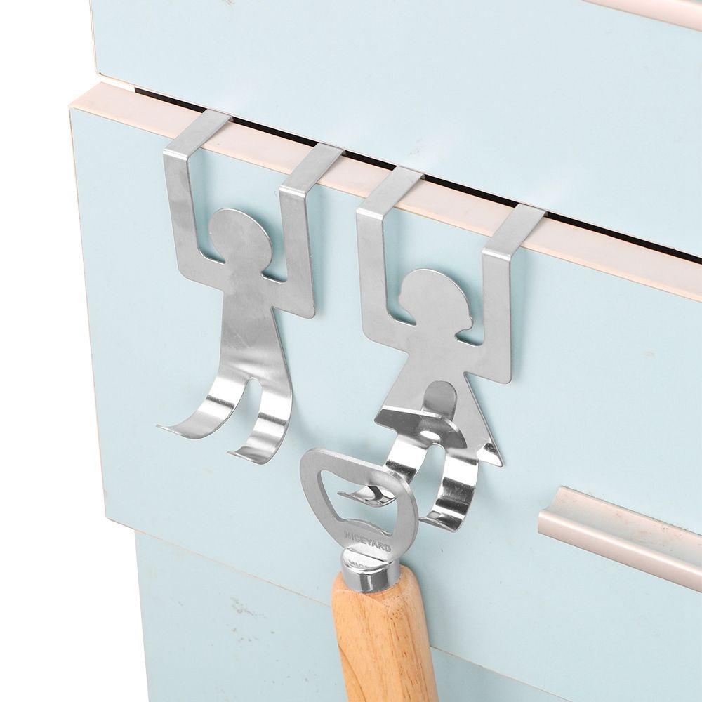 Giá Đỡ Chìa Khóa Bằng Thép Không Gỉ Hình Cặp Đôi Trang Trí Nhà Bếp