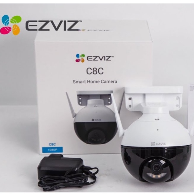 Camera IP Wifi ngoài trời Ezviz C8C Full HD 1080p Xoay 360, có màu ban đêm, tích hợp míc - Hàng chính hãng