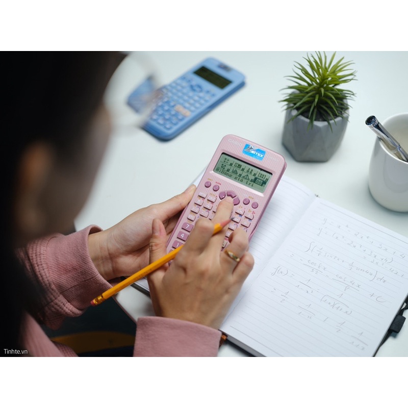 Máy tính Casio FX 580 VNX Màu Hồng - Bảo hành 7 năm
