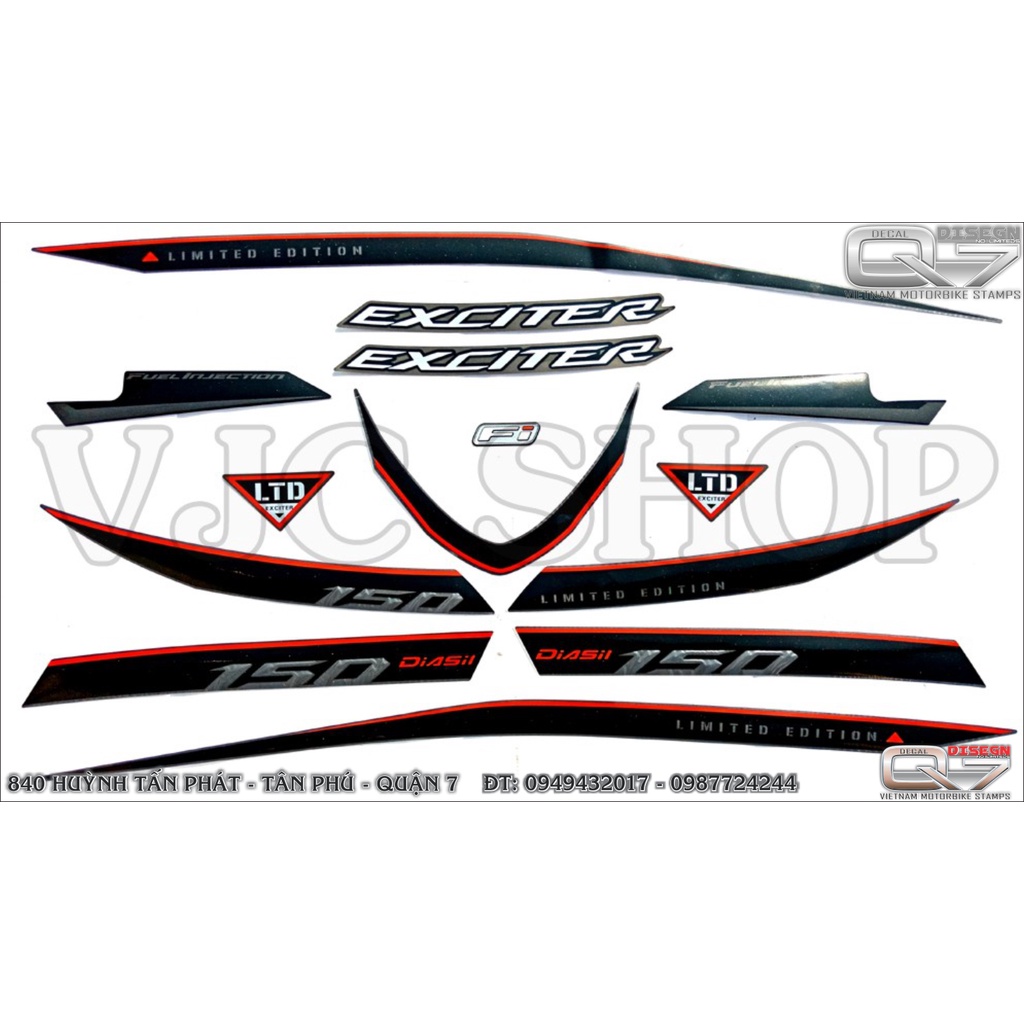 Tem Rời EXCITER 150 ZIN LTD