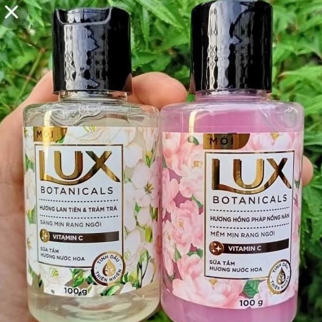 (100g hàng khuyến mãi) Sữa tắm Lux Botanicals hương nước hoa