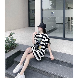 Váy vịt donal kẻ tay bèo