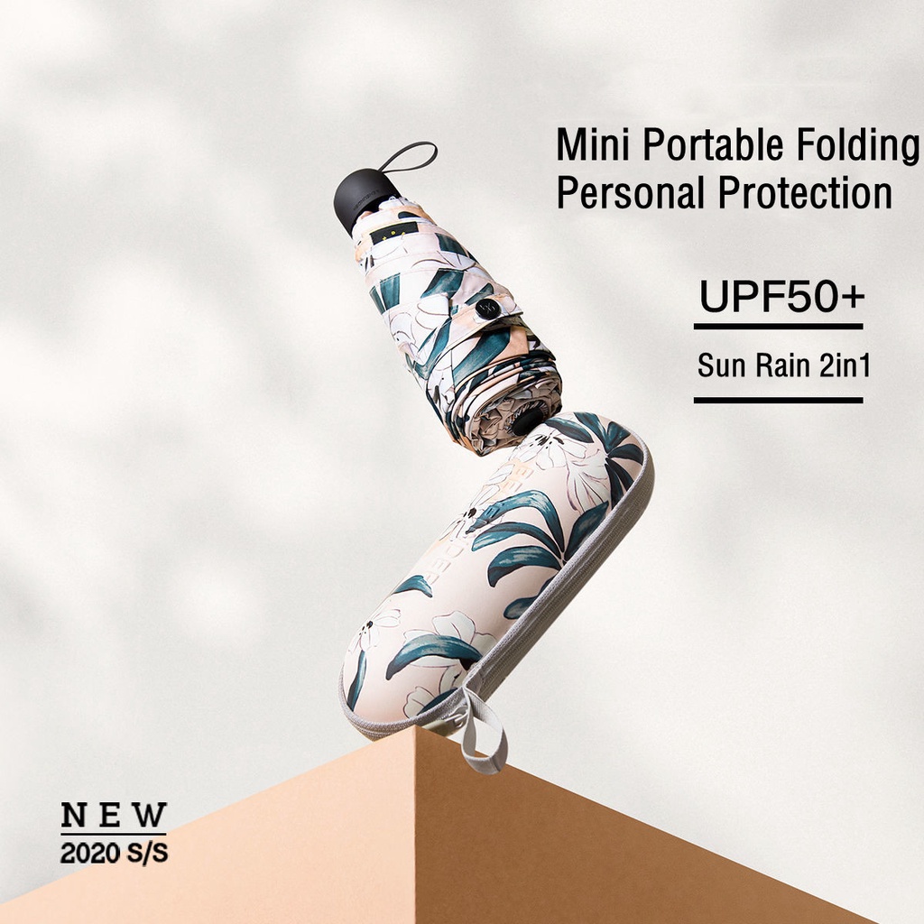 Beneunder Dù Gấp Chống Tia UV 50% Thiết Kế 2 Trong 1 Tiện Dụng
