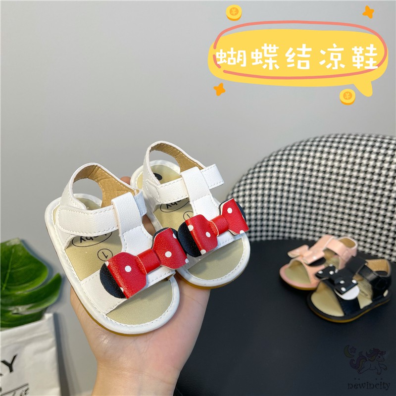 Sandal Thắt Nơ Dễ Thương Cho Bé Gái
