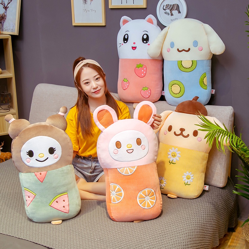 [Hàng mới về]Cún nhồi bông vàng 70cm siêu bông siêu cute
