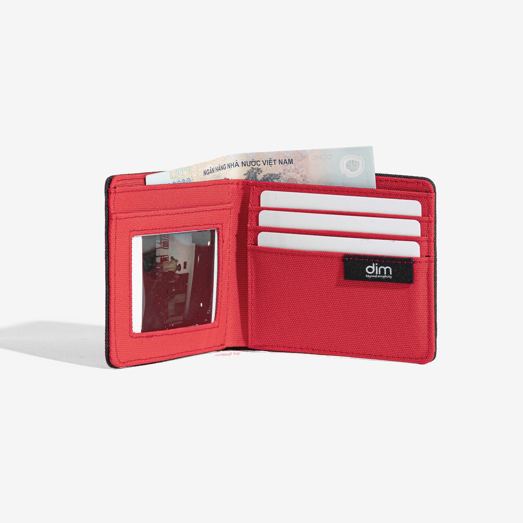 Ví vải gập đôi unisex DIM Basic Wallet 2 - Ngang (Ngăn đựng hình)