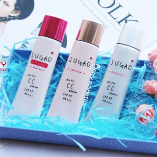 Kem Nền CC Sugao Air Fit SPF23 PA+++ Nhật Bản 25g