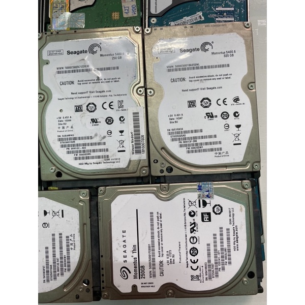 Xác hdd laptop seagate 250gb đến 1tb không nhận không format được không bảo hành