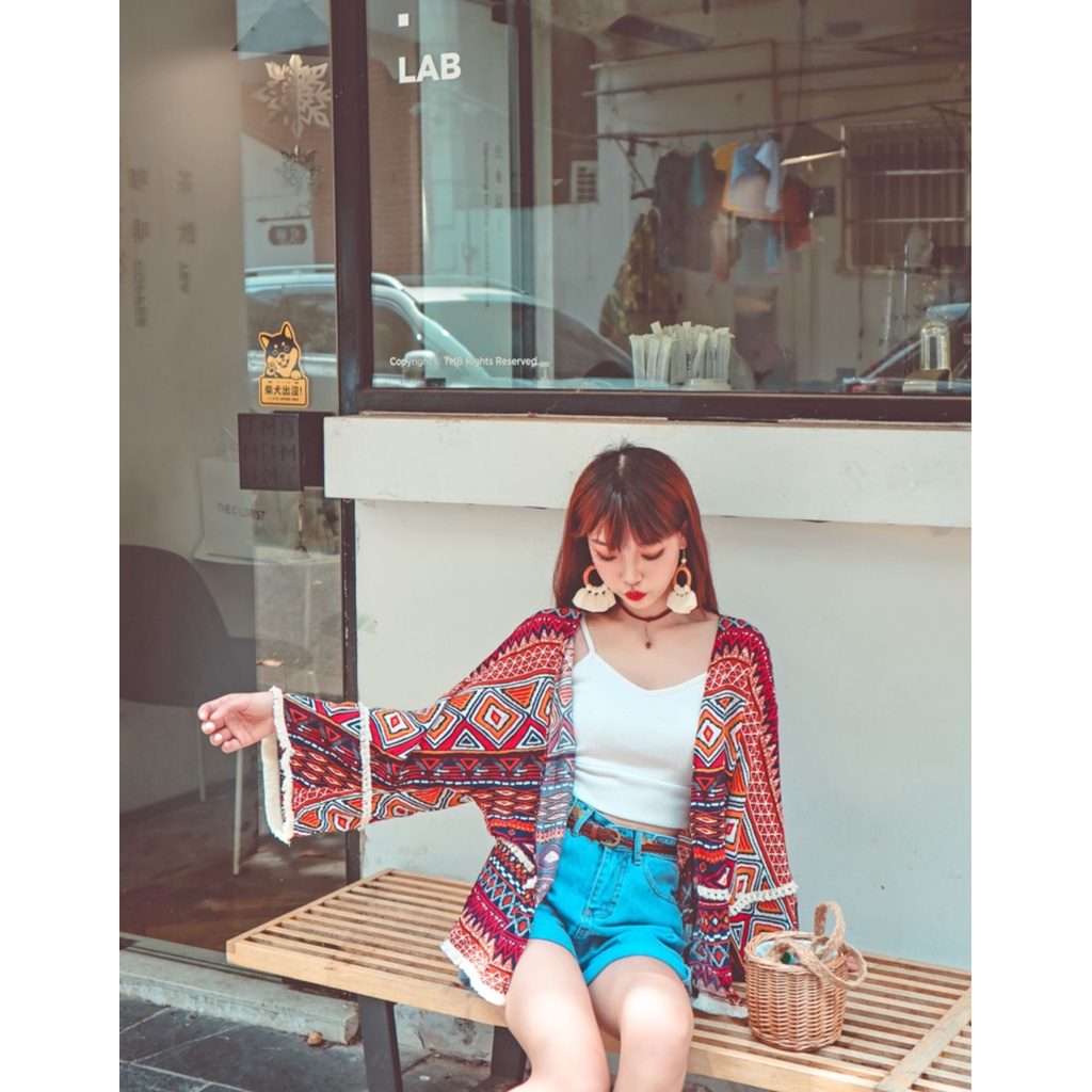 Áo khoác cardigan mỏng tay dài chống nắng phối tua rua phong cách thời trang dành cho nữ 2021
 | BigBuy360 - bigbuy360.vn