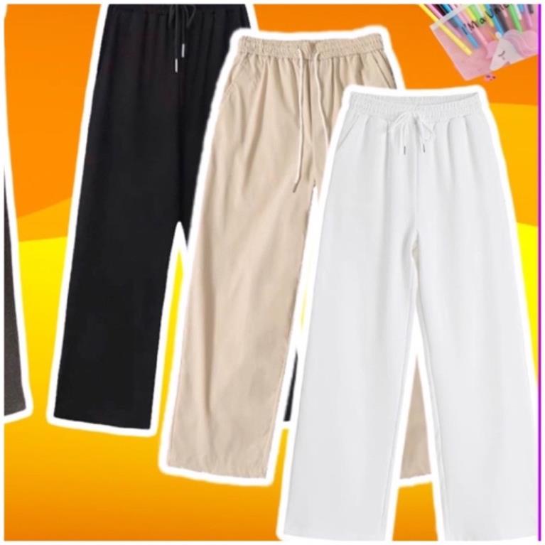 [NEW] Quần Kaki Nam Nữ Ống Rộng Dáng Ống Xuông Chất Liệu Dầy Dặn
