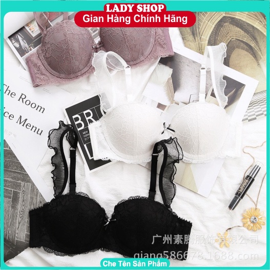 Bộ đồ lót CenKa cao cấp  💥CÓ LÓT XOÀI SIÊU ĐẨY 💥 Ren bèo mút xoài siêu nâng ngực và tạo khe. | BigBuy360 - bigbuy360.vn