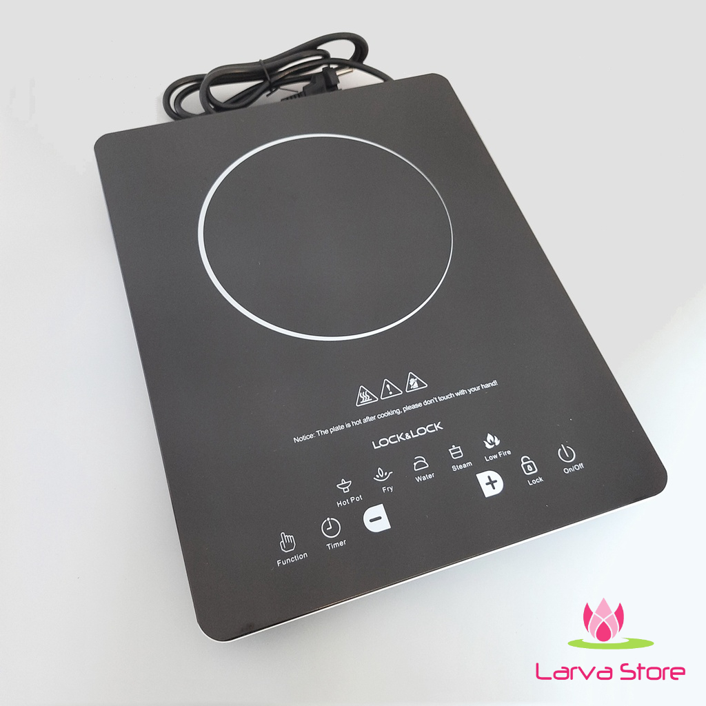 Bếp Điện Từ Lock&amp;Lock Super-Slim EJI311 - 1500W - Bảo Hành Chính Hãng - Larva Store