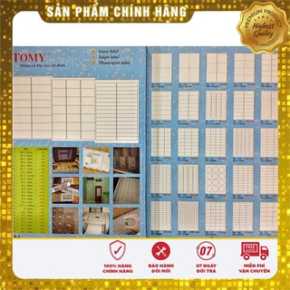 Giấy decal in mã vạch Tomy A4 ( mã 125, 126, 127, 128, 129, 130, 131, 132, 133, 134, 135 ) ✫ ✫ ✫ ♥♥