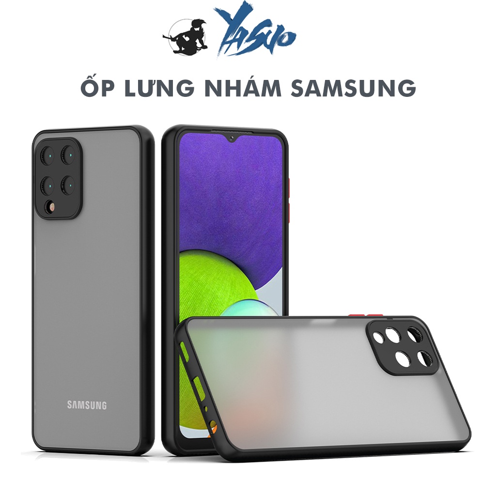 Ốp lưng samsung A34 A14 A54 A73 A53 A33 A23 A03 A13 A12 A02 M12 A03s A02s 4G 5G M32 A52 A32 A22 A50s Đen Nhám