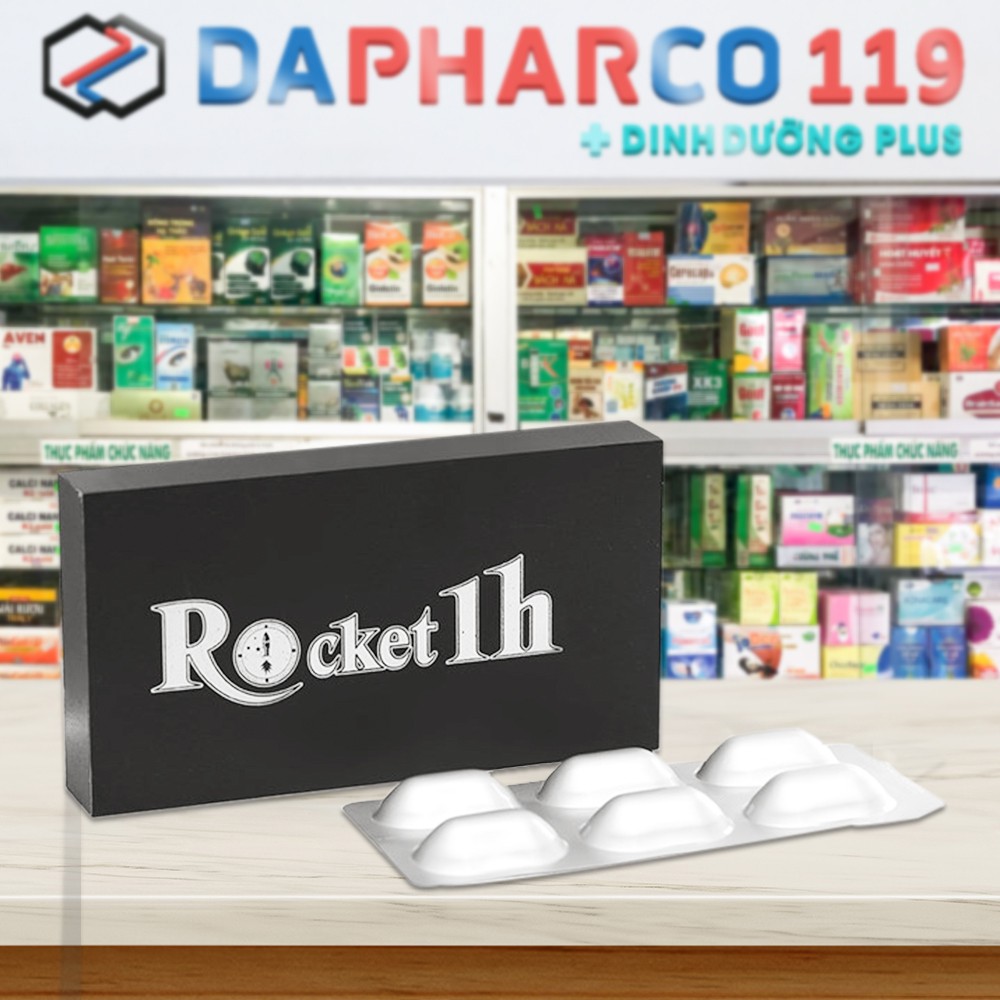 Viên uống Rocket 1h Sao Thái Dương - 1 viên Rocket 1 giờ - sản phẩm là thực phẩm bảo vệ sức khỏe DIN