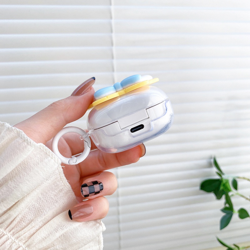 Vỏ Bảo Vệ Hộp Sạc Tai Nghe Samsung Galaxy Buds Live TWS Samsung Galaxy Buds 2 Pro Bằng TPU Mềm Trong Buds2 Pro Suốt Có Vòng Nhẫn