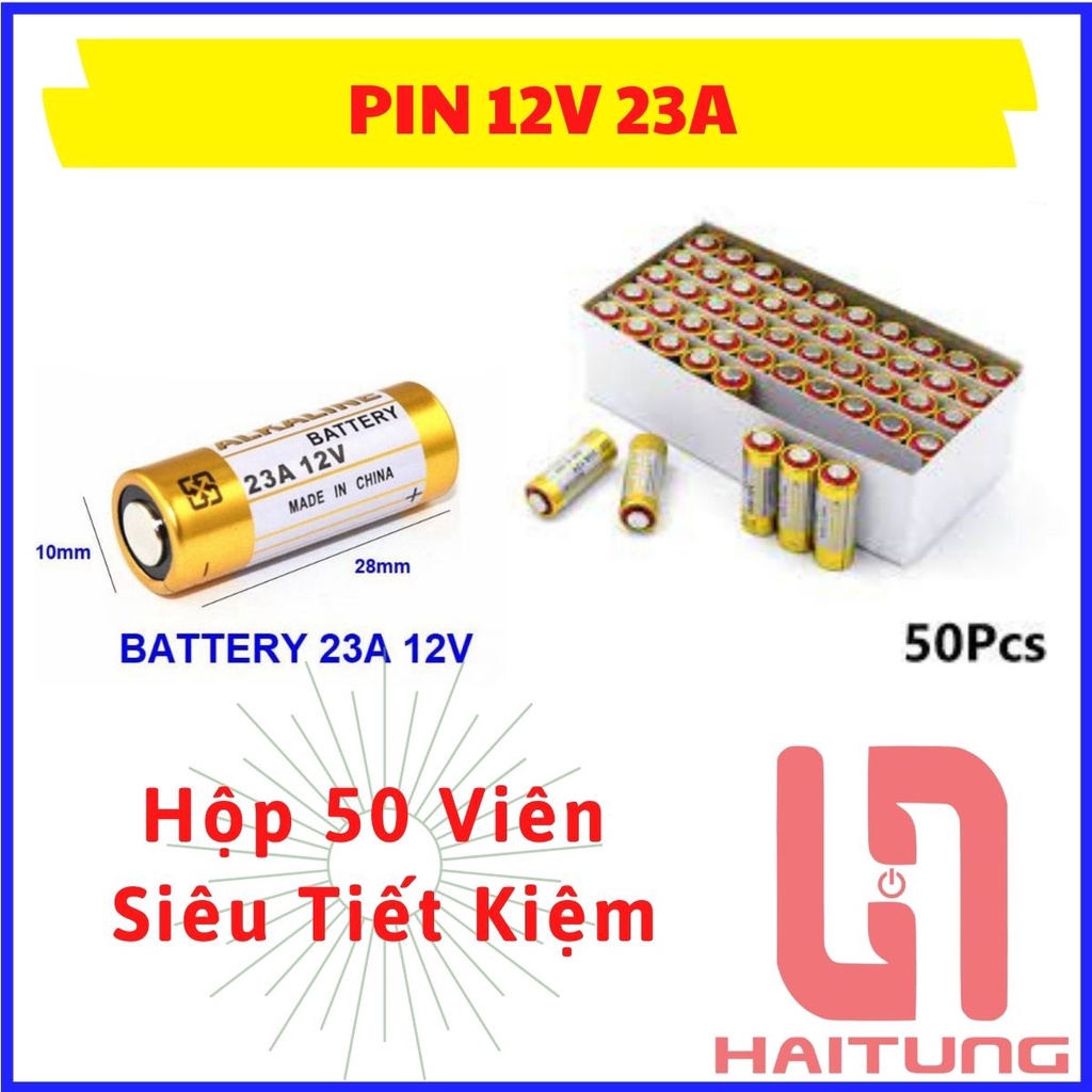 PIN 12V 23A, Pin Dùng Cho Remote Honest, Remote Cửa Cuốn