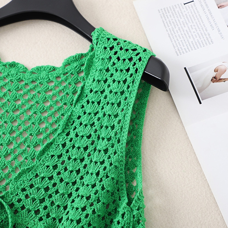 Brroa Áo Khoác Cardigan Dệt Kim Không Tay Cột Dây Phía Trước Họa Tiết Kẻ Sọc Nhiều Màu Sắc Dân Tộc Shrug Cho