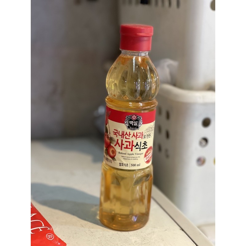 500Ml Dấm Táo Beksul hàn Quốc