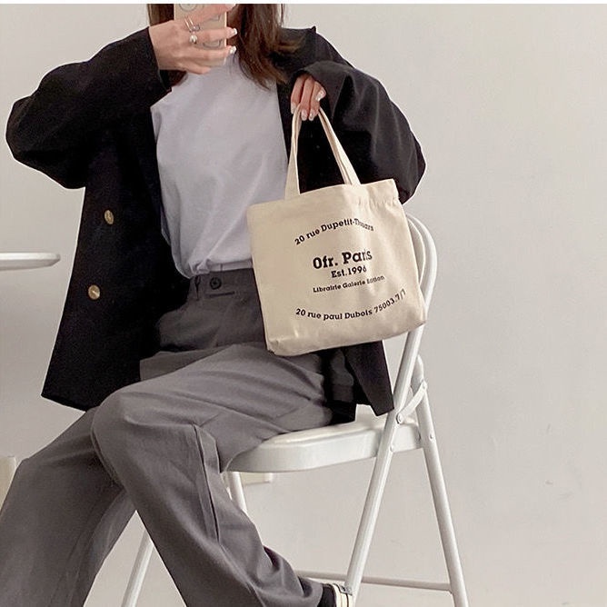 Túi vải canvas mini túi vải tote kiểu Hàn Quốc dễ thương dành cho nữ túi đeo chéo mini túi đeo chéo nữ balo hàn quốc túi xách da