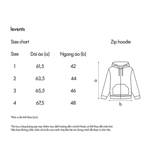 Áo hoodie zipper LEVENTS Basic/ Grey