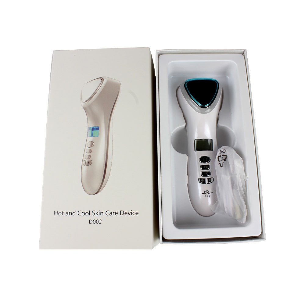 Búa Điện Di Nóng Lạnh Mini Kết Hợp Ánh Sáng Sinh Học Massage Mặt, Điện Di Tinh Chất