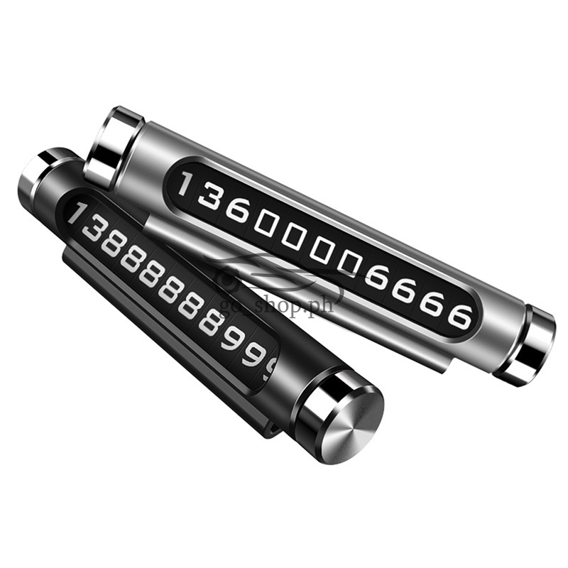 Thẻ Đậu Xe Tạm Thời Để Lại Số Điện Thoại Từ Tính Dạ Quang