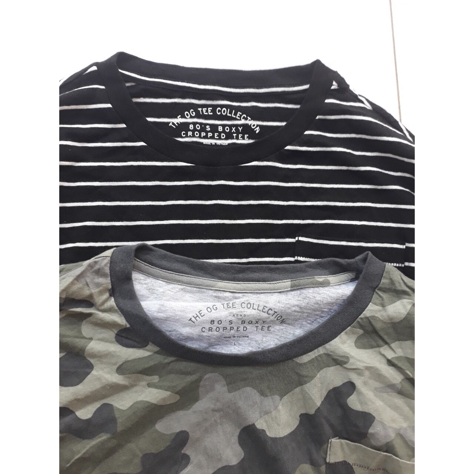 HÀNG XUẤT XỊN - ÁO THUN TAY DÀI CROPTOP XUẤT KHẨU