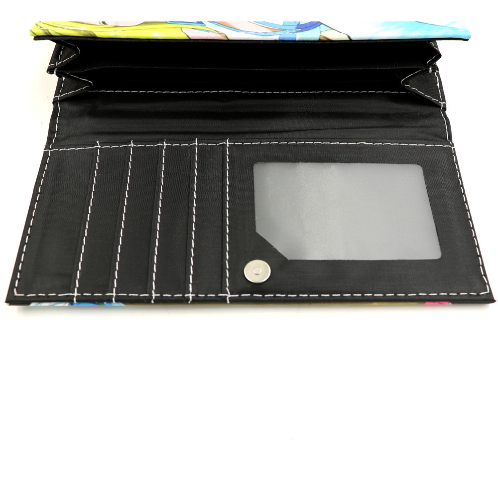 Ví Dài Da PU Gập Đôi In Hình Anime One Piece Monkey D Luffy