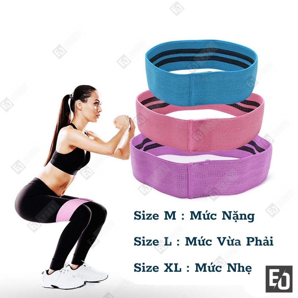 Dây Kháng Lực Tập Mông ,Gym Miniband Đàn Hồi Unisex Thon Eo ,Đùi,Chân,Tay Hiệu Quả -EO.sportDZ