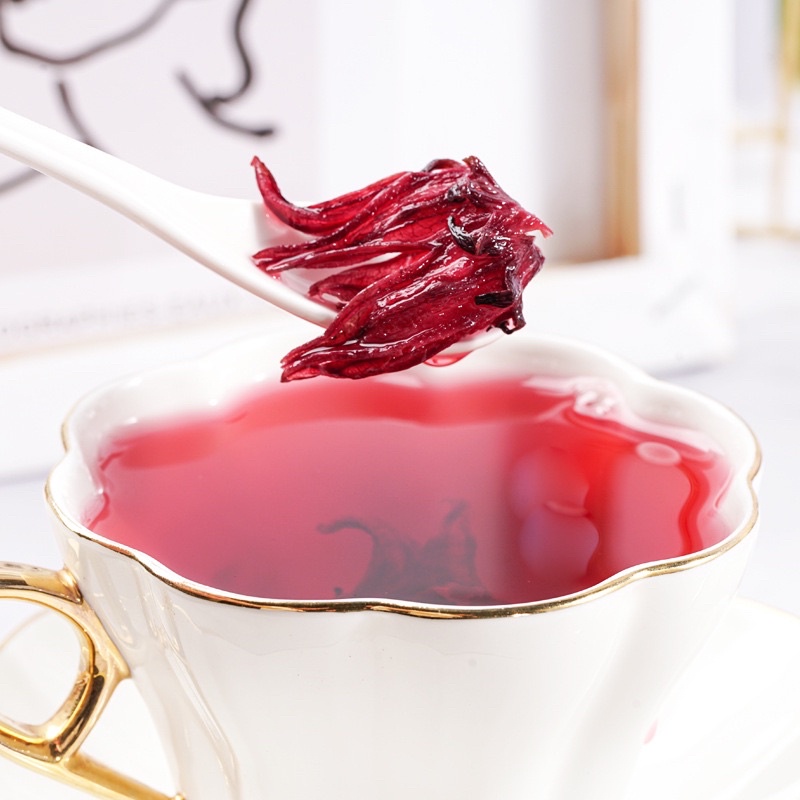 Hoa atiso đỏ - Bụp giấm Hibiscus giảm cân, đẹp da, thanh nhiệt, lợi tiểu | Bột Natural
