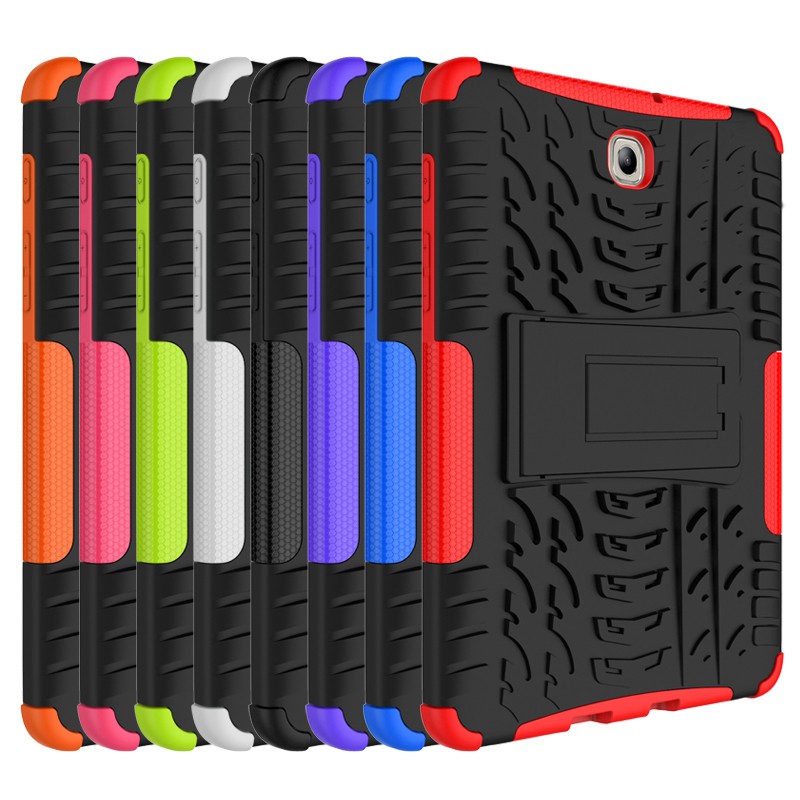 For Samsung Galaxy Tab S2 8.0 SM-T710 T713 T715 T719 Hybrid Rugged Shockproof Stand Case Cover