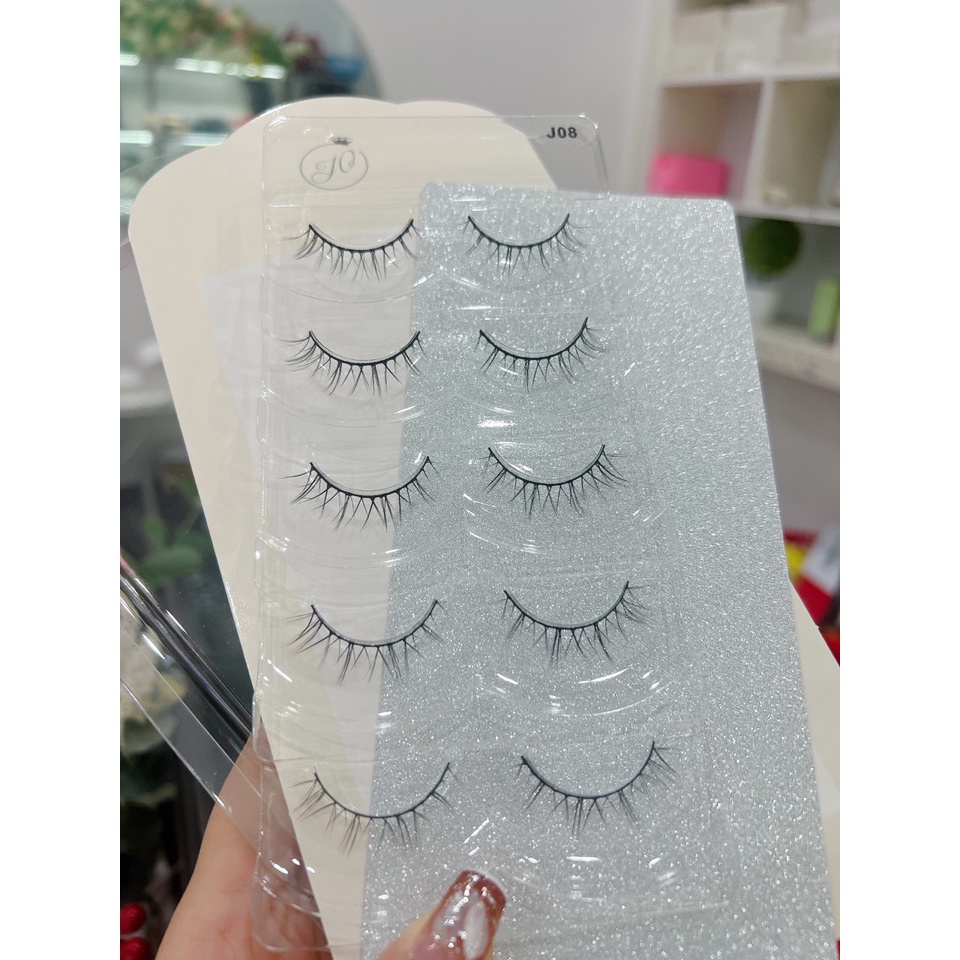 Lông mi chồn mi Jo 5 cặp cao cấp siêu tự nhiên