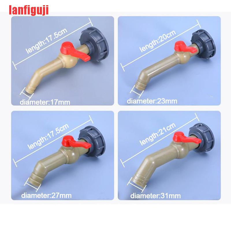 {lanfiguji}IBC Tank Adapter Garden Hose Faucet Lengthen Connector Water Tank Fittings GXN