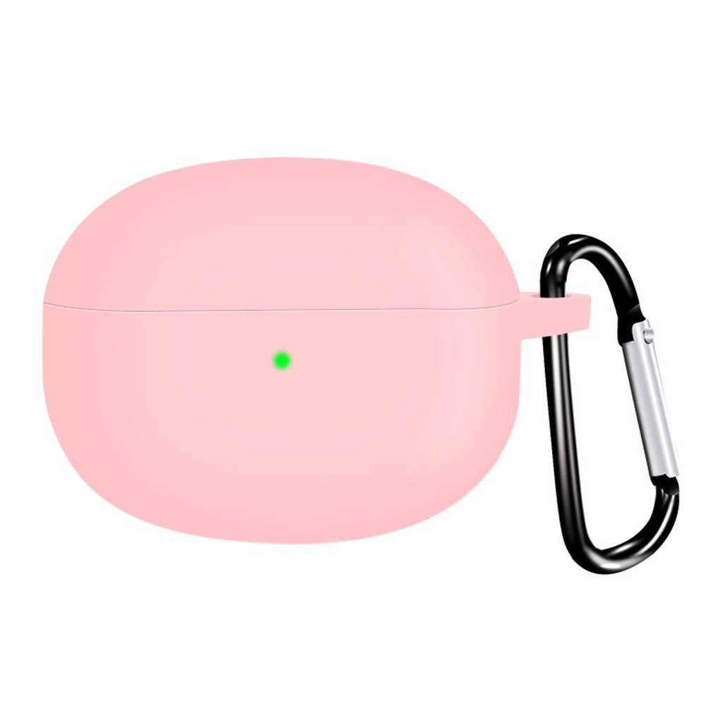 Vỏ Bảo Vệ Hộp Sạc Tai Nghe Xiaomi Buds 3T PRO Màu Trơn Bằng Silicon Kèm Móc Treo Tiện Dụng