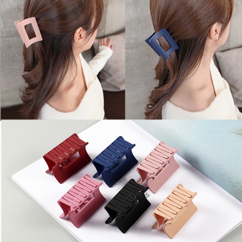 K35 Kẹp càng cua hình vuông nhựa mờ