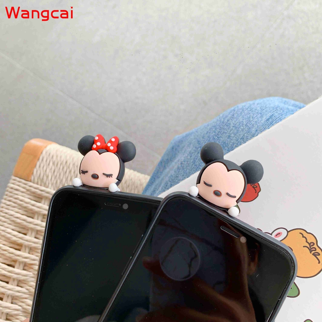 Xiaomi Redmi 6 Note 5 4 4X 3 Pro 5A 5 Plus 4A GO S2 Y2 Case Mickey Minnie Cartoon Cute Transparent Clear Matte Hard Case Cover