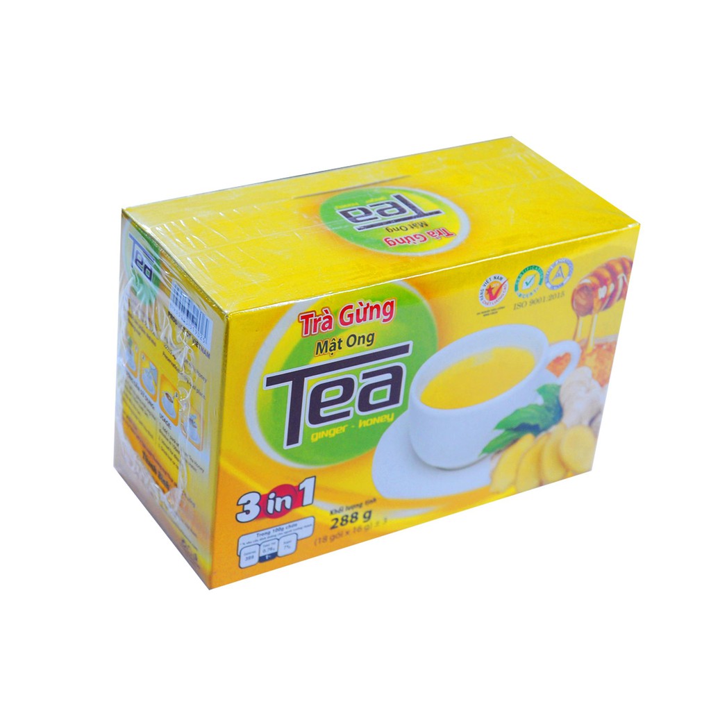 Trà gừng mật ong hòa tan Thanh Bình hộp 320g
