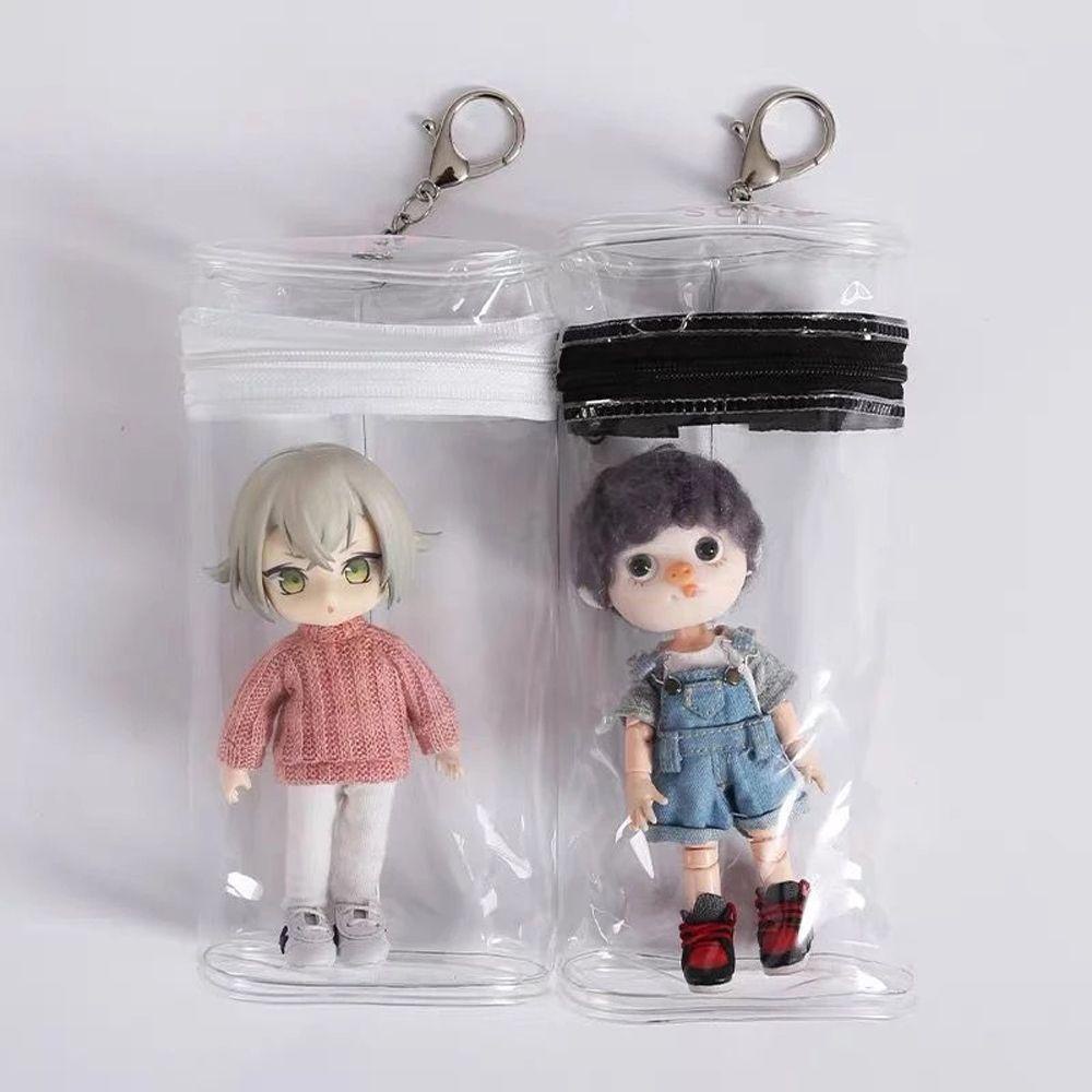 Ba Lô Nhựa Trong Suốt Cho Búp Bê BJD Ob11 Tỉ Lệ 1 / 12 Obitsu11