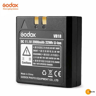 Pin godox vb18 cho flash godox v860 ii sony canon nikon