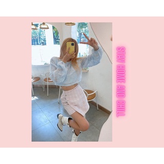 Chân váy quần vải tweed màu hồng - Xinh Chảnh Pink Skirt