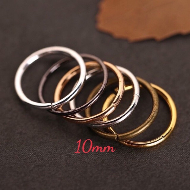 Phụ kiện khoen tròn làm thủ công vòng tay, cổ tay, khuyên tai