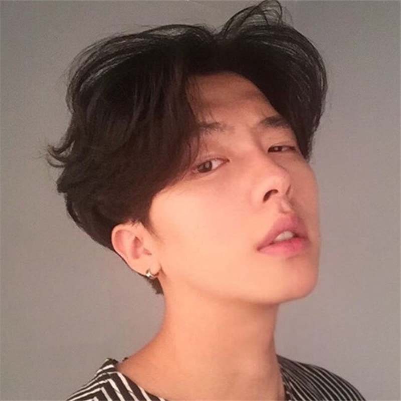 Bộ tóc giả ngắn thẳng thời trang dành cho nam