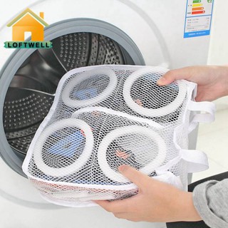 Túi lưới giặt giày dép tiện lợi khi giặt máy