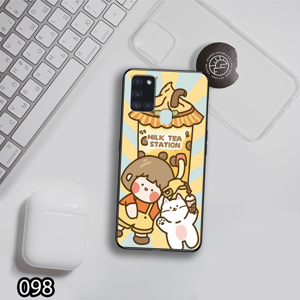 Ốp lưng Samsung A11/A21/A21S  in hình cô bé trà sữa  siêu đẹp, độc, lạ_KINGSTORE.HN_Ốp SS A11/A21/A21S