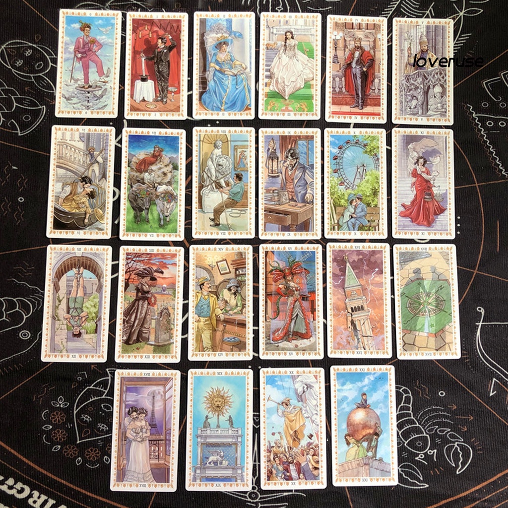 1 Bộ Bài Tarot Đơn Giản Nhiều Màu Sắc Lãng Mạn Thân Thiện Với Môi Trường