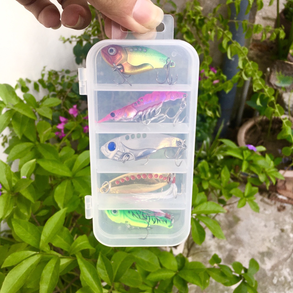 Combo 5 mồi giả chìm đáy câu lure, cá lóc siêu nhạy Phukiencaulure25 Combo mồi chìm đáy chuyên lure, cá lóc, chẽm...