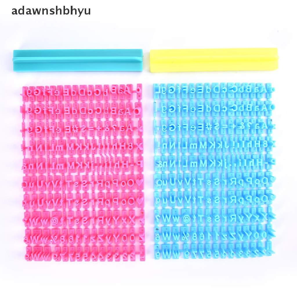 Adawnshbhyu Con Dấu Nhấn Bằng Đất Sét In Nổi Hình Chữ Cái Và Số