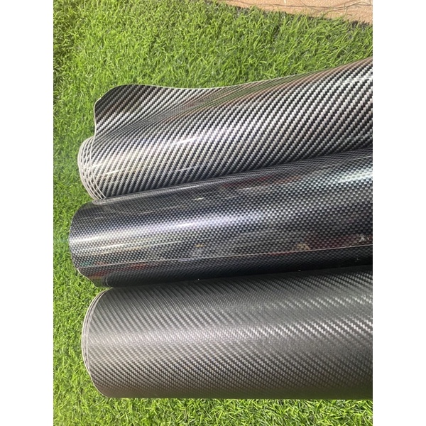 Decal carbon dán xe , decan cacbon vân bóng nhám sẵn keo